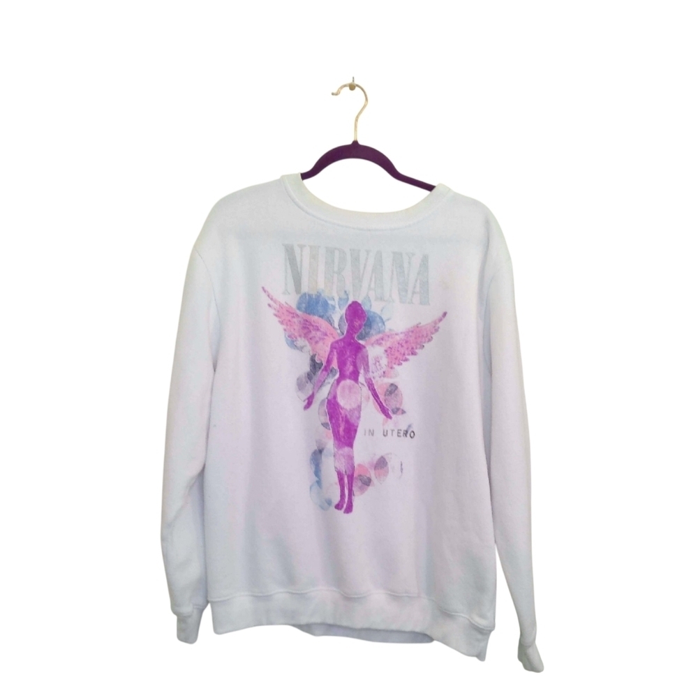 NIRVANA IN UTERO CREWNECK SWEATER
